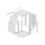 Lanberg WF01-6612-10S rack 12U Da parete Grigio (WF01-6612-10S)