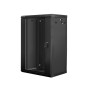 Lanberg WF01-6418-10B rack 18U Da parete Nero (WF01-6418-10B)