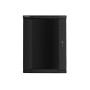 Lanberg WF01-6418-10B rack 18U Da parete Nero (WF01-6418-10B)