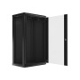 Lanberg WF01-6422-10B rack 22U Da parete Nero (WF01-6422-10B)
