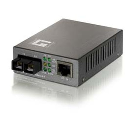 LevelOne FVT-0103TXFC convertitore multimediale di rete 100 Mbit/s Modalità multipla Nero (FVT-0103TXFC)