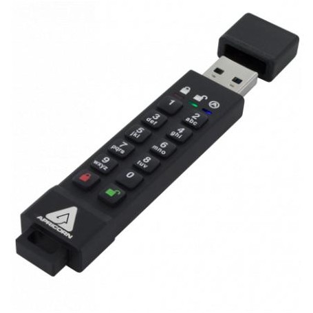Apricorn Aegis Secure Key 3z unità flash USB 16 GB USB tipo A 3.2 Gen 1 (3.1 Gen 1) Nero (ASK3Z-16GB)