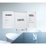 Franken EL-FC20 blocco per lavagne e accessori Libera installazione 680 x 1050 mm Grigio chiaro (EL-FC20)