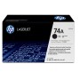 HP 74A Black Original LaserJet Toner Cartridge cartuccia toner 1 pz Originale Nero (92274A)