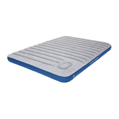 High Peak 40045 materasso ad aria Doppio materasso Blu, Grigio chiaro (40045)