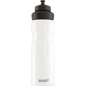 SIGG 8237.00 borraccia Bicicletta, Fitness, Trekking, Sport 0,75 ml Plastica Poliuretanica PU, Plastica Bianco (8237.00)