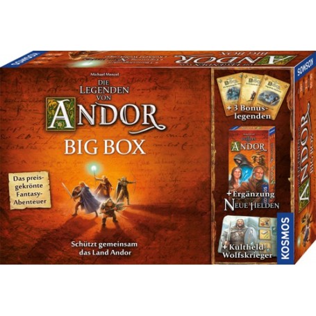 Kosmos Andor The Legends of Andor - Big Box Carta da gioco Viaggio/avventura (683122)
