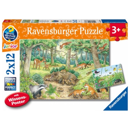 Ravensburger 05673 puzzle 12 pz Animali (05673)