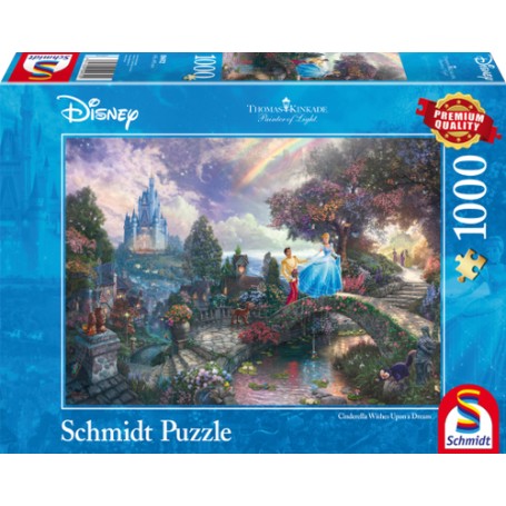 Schmidt Spiele Disney Cinderella Puzzle 1000 pz Cartoni (59472)