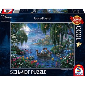 Schmidt Spiele Thomas Kinkade Studios: Disney Dreams Collections - The Little Mermaid and Prince Eric Puzzle 1000 pz Car (57370)