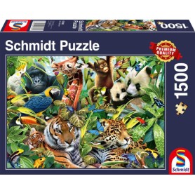 Schmidt Spiele 57385 puzzle 1500 pz Animali (57385)