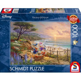 Schmidt Spiele Donald and Daisy A Duck Day Afternoon Puzzle 1000 pz Cartoni (59951)
