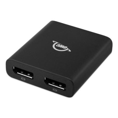 OWC Thunderbolt Dual DisplayPort Adapter adattatore grafico USB 7680 x 4320 Pixel Nero (OWCTB3ADP2DPT)
