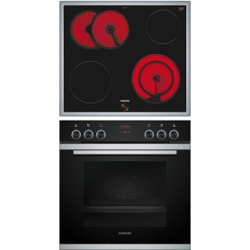 Siemens HE213BBS0 + EA64RGNA1E set di elettrodomestici da cucina Ceramica Forno elettrico (EQ211KB10)