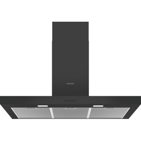Siemens iQ100 LC96BBC60 cappa aspirante Cappa aspirante a parete Nero 619 m³/h B (LC96BBC60)