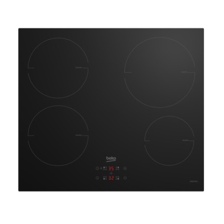 Beko HII 64400 MT piano cottura Nero Da incasso 60 cm Piano cottura a induzione Zoneless 4 Fornello(i) (HII 64400 MT)