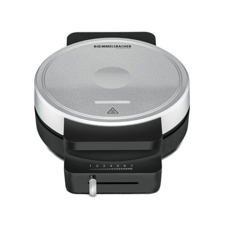 Rommelsbacher WA 850 piastra per waffle 1 waffle 850 W Nero, Argento (WA 850)