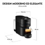 De’Longhi ENV90.B macchina per caffè Macchina per caffè a capsule 0,56 L (ENV90.B) (Vertuo POP ENV90.B)