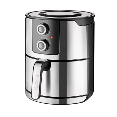 Unold 58655 friggitrice Doppia 5 L 1400 W Friggitrice ad aria calda Nero, Acciaio inossidabile (58655)
