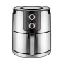 Unold 58655 friggitrice Doppia 5 L 1400 W Friggitrice ad aria calda Nero, Acciaio inossidabile (58655)