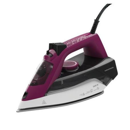 Grundig SI 6850 ferro da stiro Ferro a vapore Ceramica 2600 W Grigio, Porpora, Bianco (SI 6850)