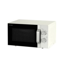 Sharp R204WA forno a microonde Superficie piana Solo microonde 20 L 800 W Argento, Bianco (R204WA) (18102221)