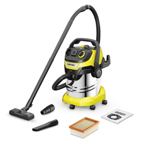 Kärcher WD 5 P S V-25/5/22 Nero, Acciaio inossidabile, Giallo 25 L 1100 W (1.628-356.0)