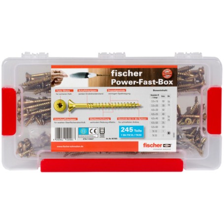 Fischer 667005 giravite e bullone 50 mm 245 pz Kit di viti (667005)