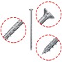 Fischer 670467 giravite e bullone 220 mm 50 pz Vite (670467)