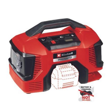 Einhell PRESSITO 18/21 compressore ad aria 21 l/min Batteria (4020467)