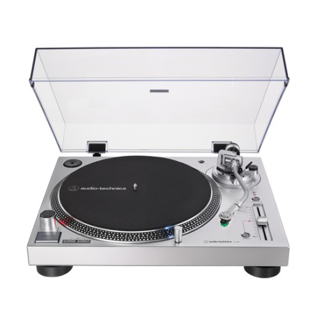 Audio-Technica AT-LP120XUSB Giradischi con trasmissione a cinghia Argento (AT-LP120XUSBSV)