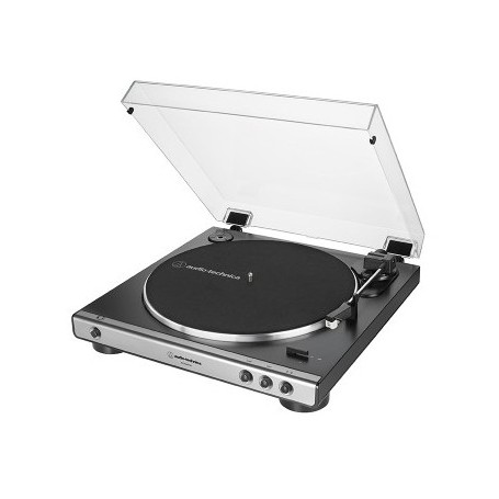 Audio-Technica AT-LP60XUSB Giradischi con trasmissione a cinghia Grigio, Metallico (AT-LP60XUSBGM)