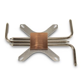 Inter-Tech IP-3 Processore Dissipatore di calore/Radiatore Rame, Argento 1 pz (88885576)