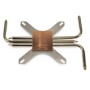 Inter-Tech IP-3 Processore Dissipatore di calore/Radiatore Rame, Argento 1 pz (88885576)