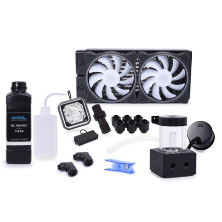 Alphacool XT45 Processore Kit di raffreddamento a liquido 12 cm Nero (11989)