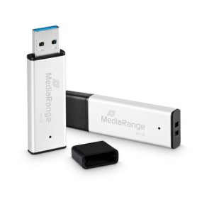 MediaRange MR1901 unità flash USB 64 GB USB tipo A 3.0 Nero, Argento (MR1901)