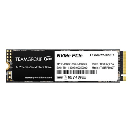 Team Group MP33 M.2 256 GB PCI Express 3.0 3D NAND NVMe (TM8FP6256G0C101)
