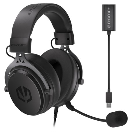 ENDORFY VIRO Plus USB Auricolare Cablato A Padiglione Musica/Giornaliera Nero (EY1A001)