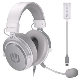 ENDORFY VIRO Plus USB Onyx White Auricolare Cablato A Padiglione Musica/Giornaliera Bianco (EY1A005)