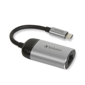 Verbatim 49146 hub di interfaccia USB 3.2 Gen 1 (3.1 Gen 1) Type-C 1000 Mbit/s Nero, Argento (49146)