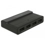 DeLOCK 64053 hub di interfaccia USB 3.2 Gen 2 (3.1 Gen 2) Type-C 10000 Mbit/s Nero (64053)