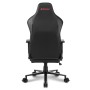 Sharkoon SGS30 Sedia per gaming universale Sedia imbottita tappezzata Nero, Rosso (4044951034796)