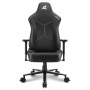 Sharkoon SGS30 Sedia per gaming universale Sedia imbottita tappezzata Nero, Bianco (4044951034802)