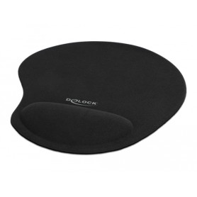 DeLOCK 12040 tappetino per mouse Nero (12040)