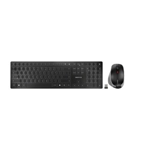 CHERRY DW 9500 SLIM tastiera Mouse incluso RF senza fili + Bluetooth QWERTZ Svizzere Nero, Grigio (JD-9500CH-2)