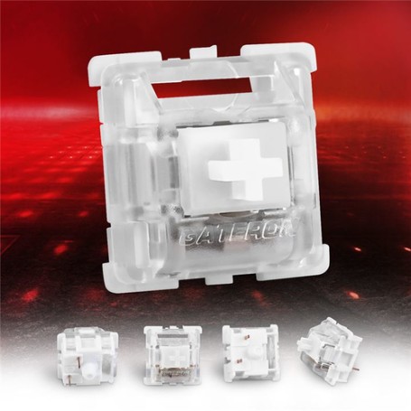 Sharkoon Linear Gateron PRO WHITE Interruttori a tastiera (4044951035151)