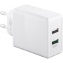 Goobay 44957 Caricabatterie per dispositivi mobili Bianco Interno (44957)