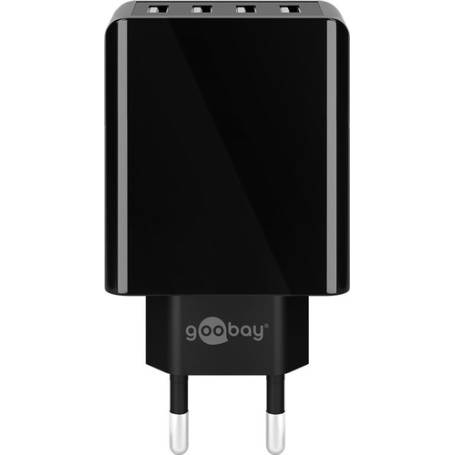 Goobay 44953 Caricabatterie per dispositivi mobili Nero Interno (44953)