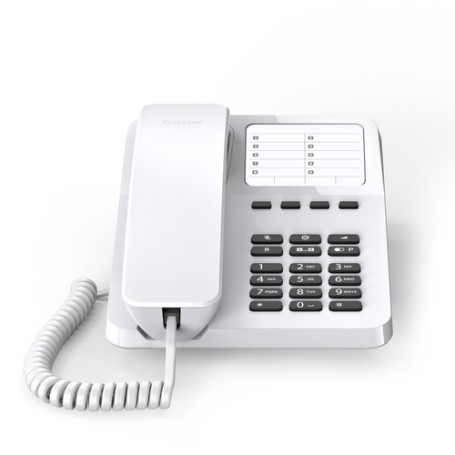 Gigaset DESK 400 Telefono analogico Bianco (S30054-H6538-B102)