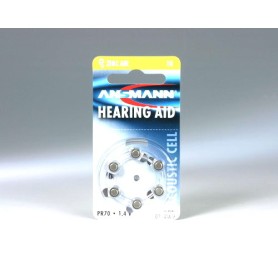 Ansmann Blister 6 X Zinc - Air battery, PR 10 Batteria monouso (5013223)
